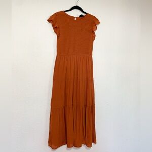 Sweet Wanderer Terracotta Maxi Dress